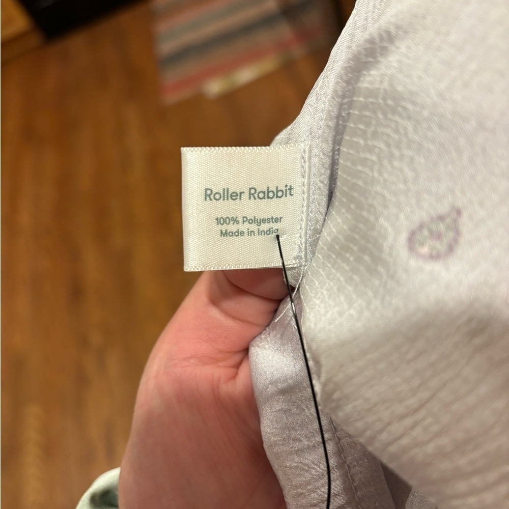 Roller Rabbit Size Xl Button Down Short Sleeve Bl… - image 6